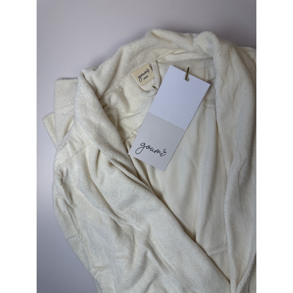 NWT Goumi‎ Kids Mom Cloud Terry Robe XS/S Bamboo Organic Cotton